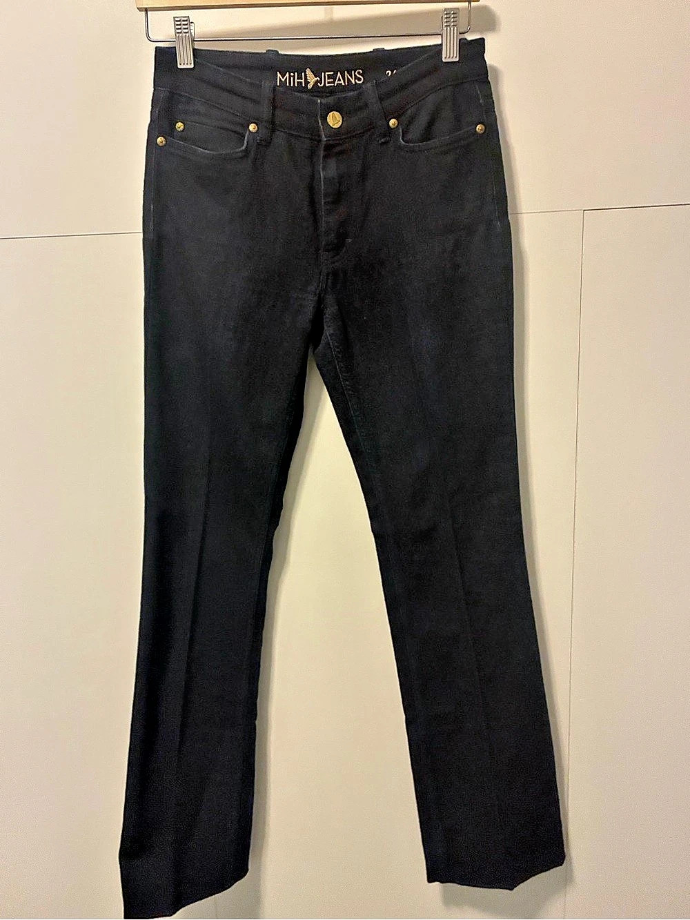 MiH Jeans The London Jean Bootcut Jeans in Dark Wash Waist 26